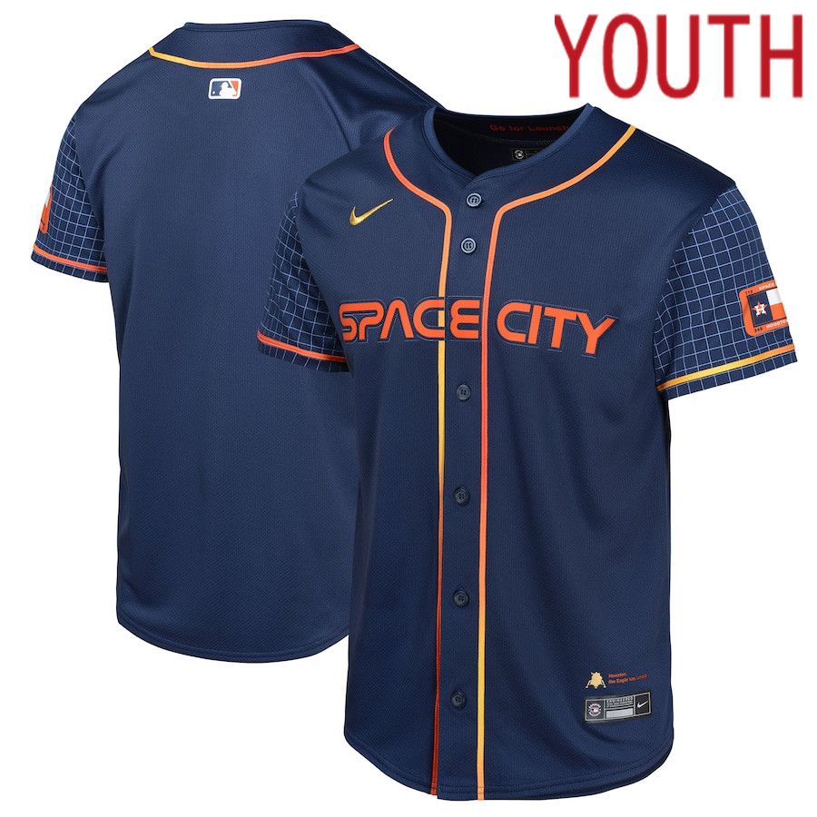 Youth Houston Astros Nike Navy City Connect Limited MLB Jersey->youth mlb jersey->Youth Jersey